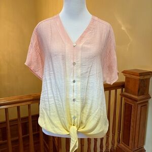 Ombré Coastal Beachgirl Top Wmn’s S